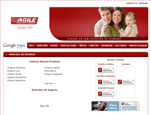 Tablet Screenshot of agileseguros.com.br